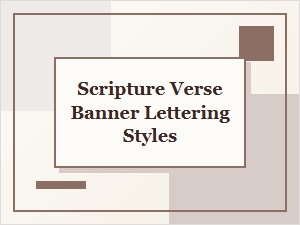 Designs for Uplifting Scripture Banners