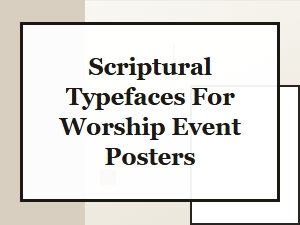 The Divine Art of Worship Poster Typography